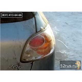 Фонарь Задний Правый Для Peugeot (Пежо) 206 Хетчбек