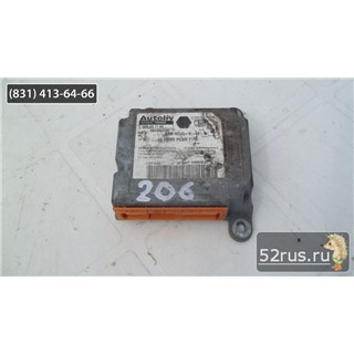 Блок Управления SRS, Air Bag Для Peugeot (Пежо) 206