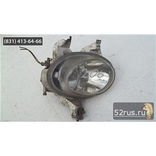 Фара Противотуманная Для Peugeot (Пежо) 206