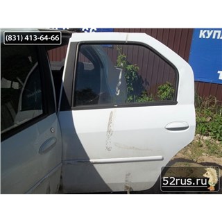 Дверь Задняя Левая Для Renault Logan (Логан)